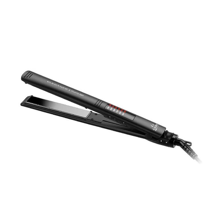 Plancha De Cabello Italy Elegance Led Titanio Ion