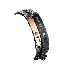 GENERICO - Conjunto Pulseras Parejas Love El Rey Y La Reina Moda Royal madriz