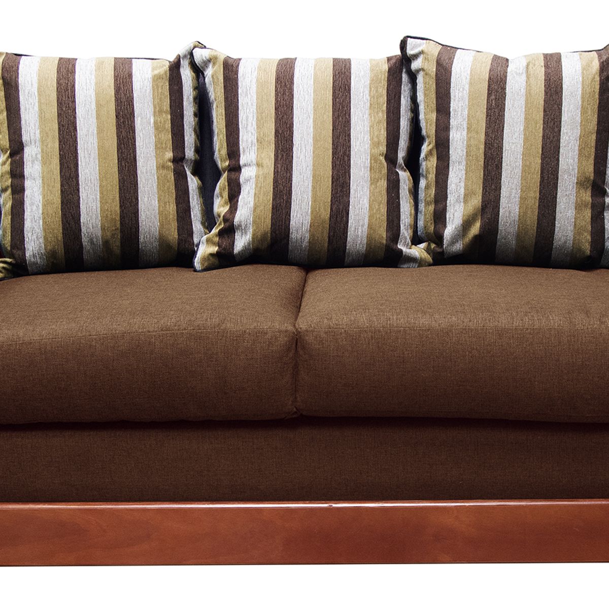 DKORA - Sofa Britanny  3 cuerpos Brown