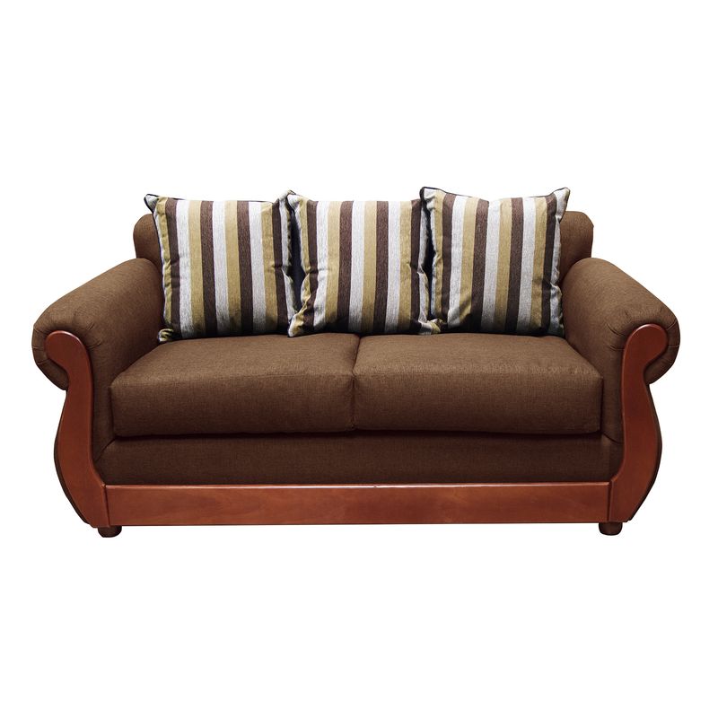 DKORA - Sofa Britanny  3 cuerpos Brown