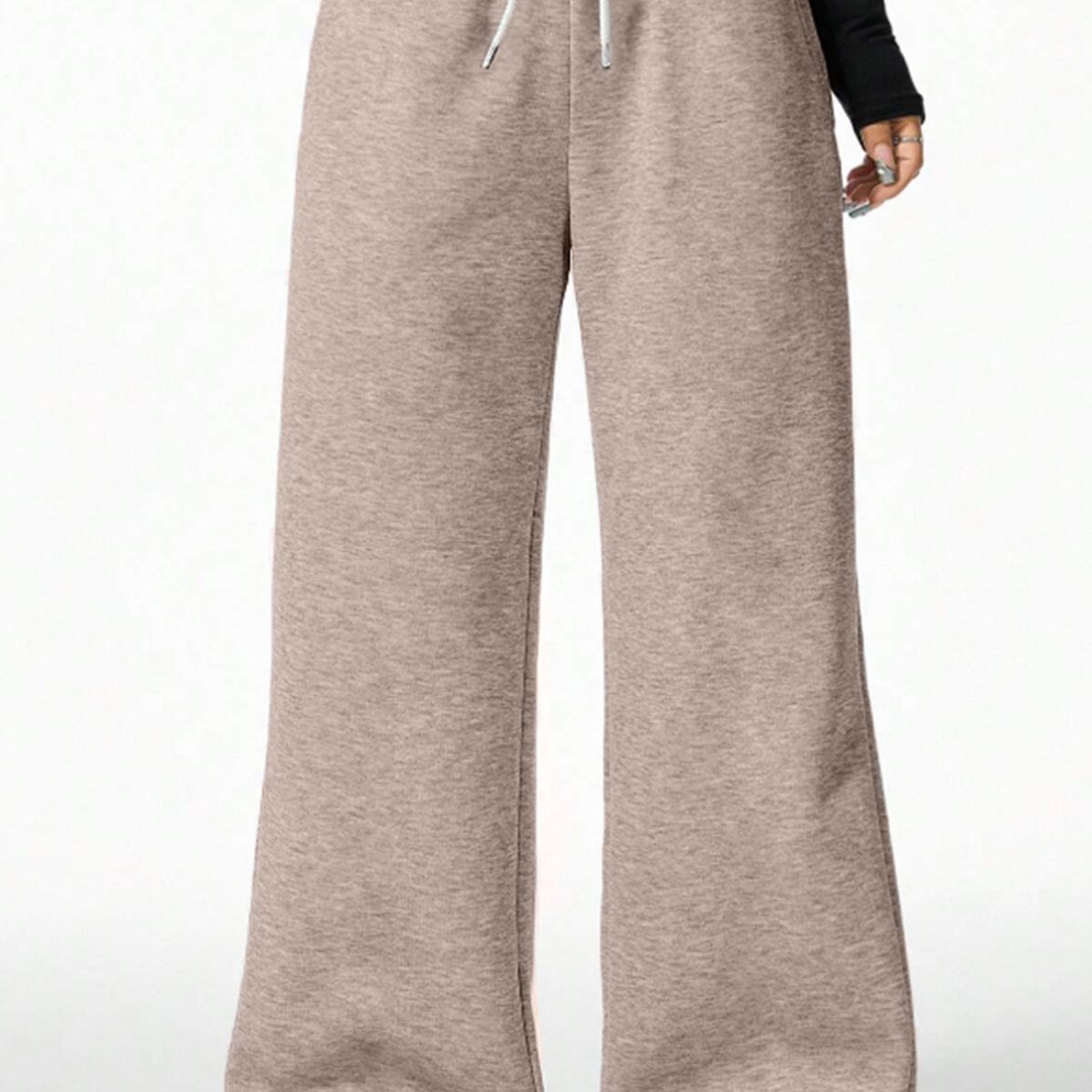 AGW - Pantalón Buzo Algodón Térmico Forrado en Chiporro Palazzo