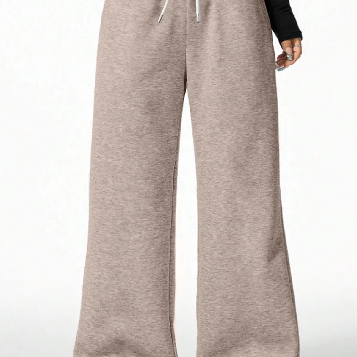 AGW - Pantalón Buzo Algodón Térmico Forrado en Chiporro Palazzo