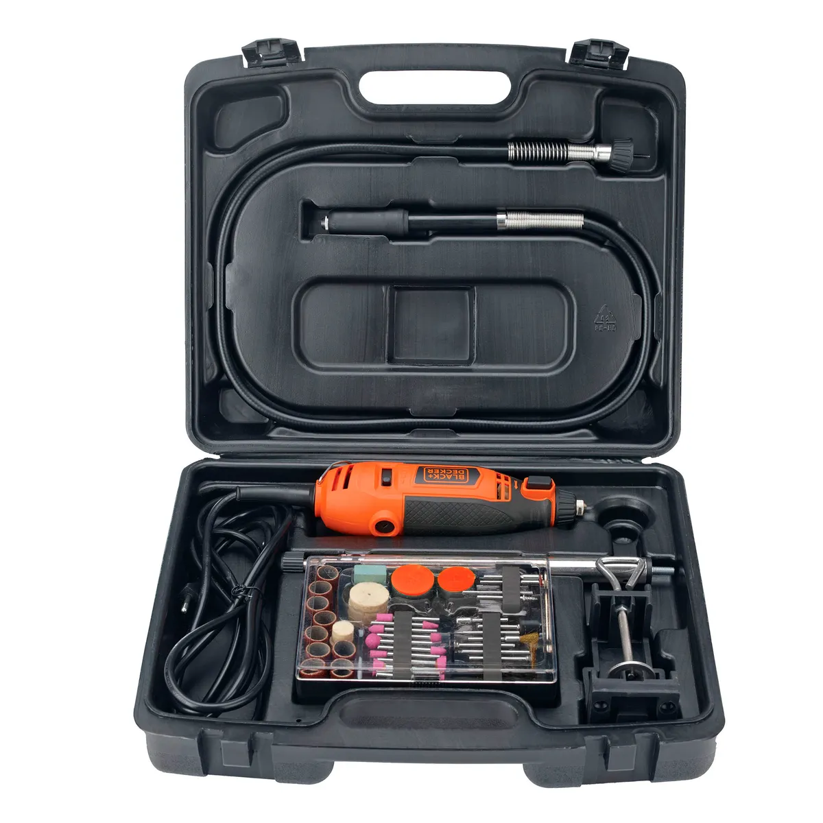 BLACK+DECKER - Kit minitorno 180W + 113 accesorios BLACK+DECKER RT18KA-B2C