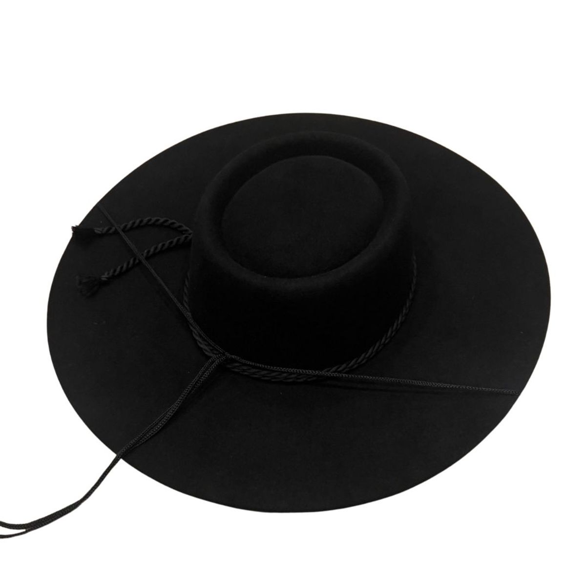 CORRALERO SASTRERIA - Sombrero de Paño Negro Huaso Tradicional Chileno