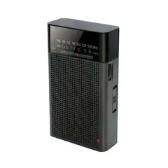 TECNOLAB - Radio FM Portátil AMFM De Bolsillo A Pilas - PS
