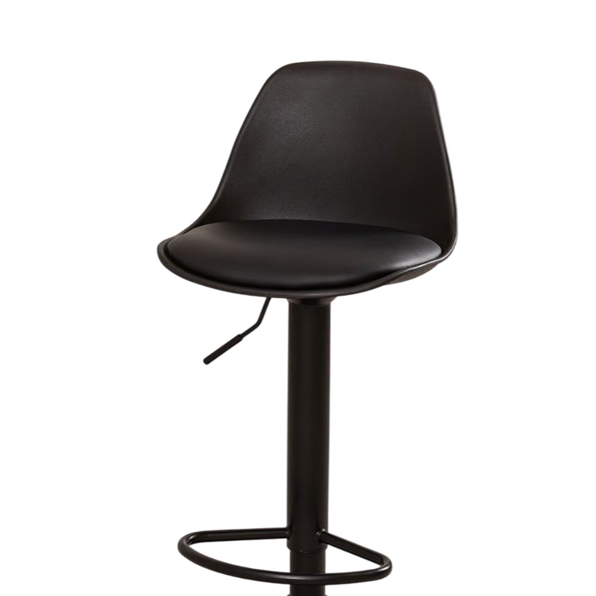 MOBOI - Taburete Eames Base Negra para Cocina o Bar Negro
