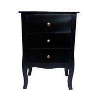 VELADOR NEGRO IMPERIA 3 CAJONES CASTELLARO.