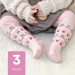 UTILISIMO - Pack 3 Pantys Primera Capa Diseños Surtidos Ballerina Bebé