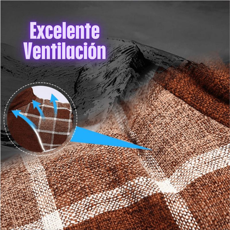 GENERICO - Chaqueta Perro Raza Grande Escocesa Café L - 18 a 25 kg