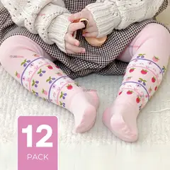 UTILISIMO - Pack 12 Pantys Primera Capa Diseños Surtidos Ballerina Bebé