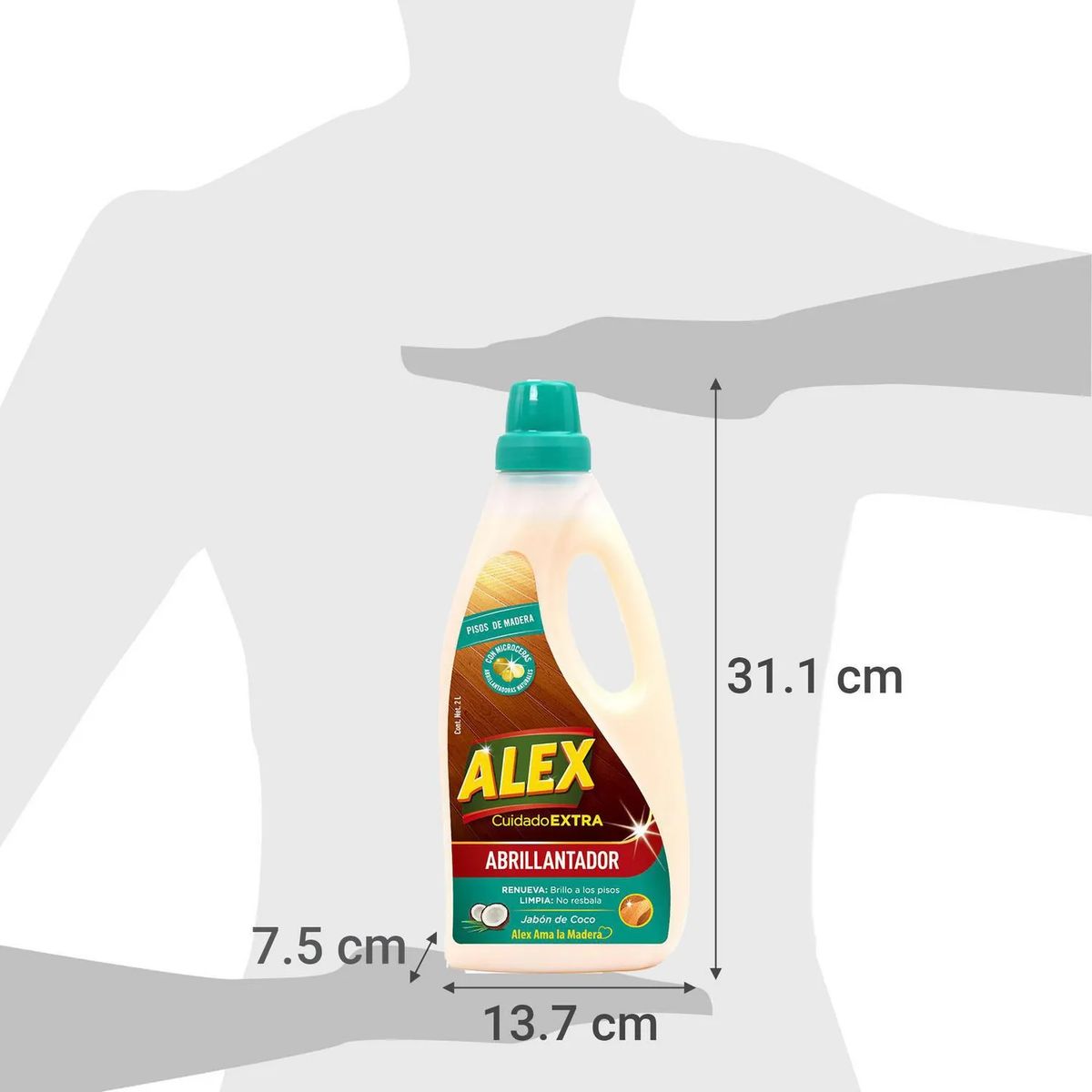 ALEX - Alex Abrillantador Madera 2L Aroma Coco