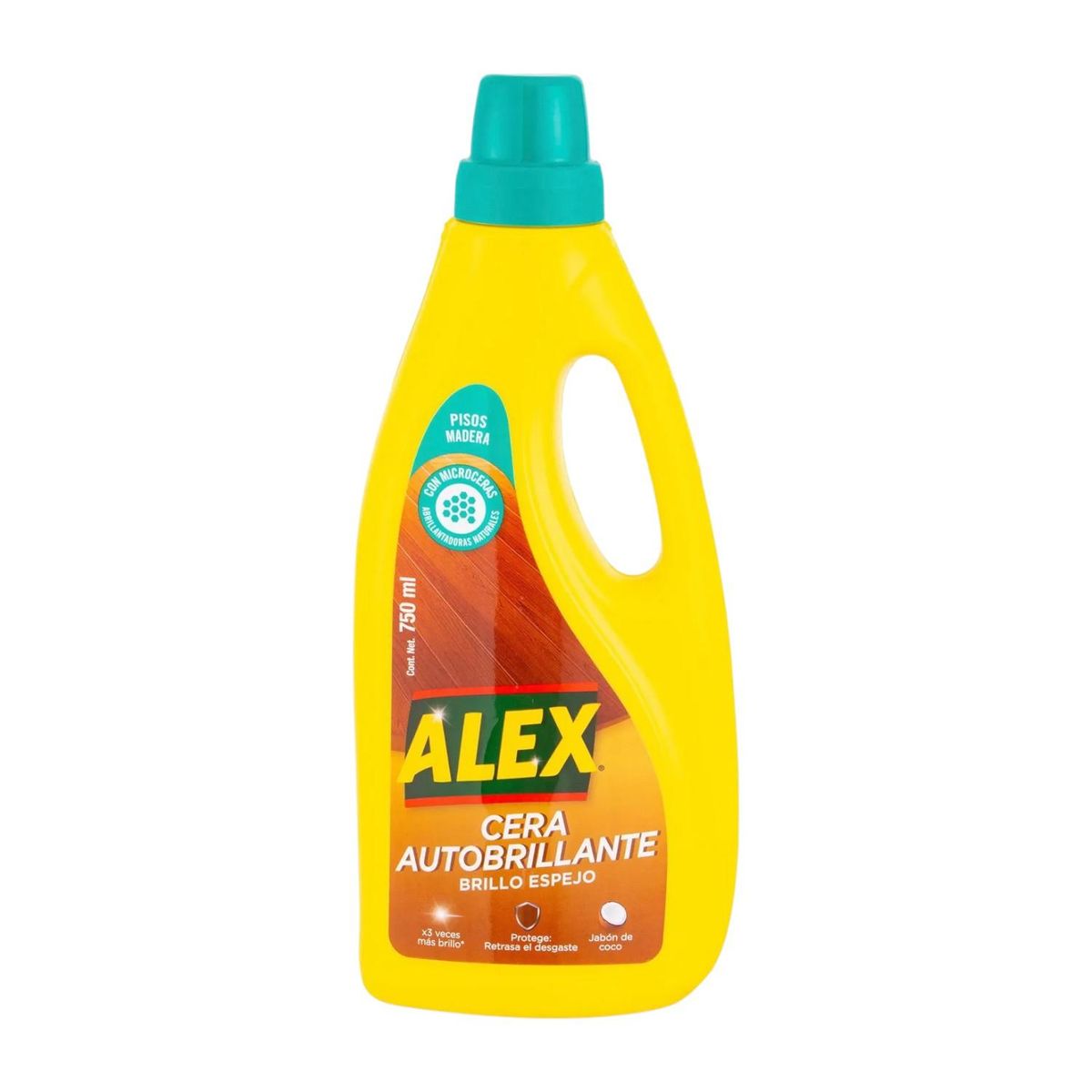 ALEX - Cera Líquida Autobrillante Alex Piso Madera 750ml