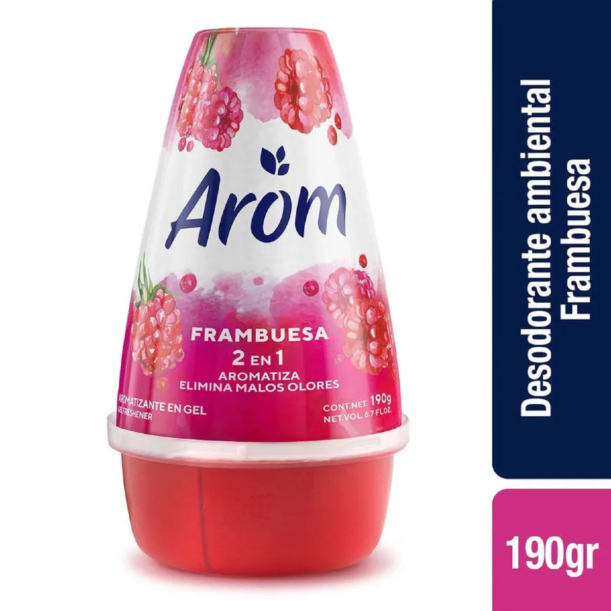 VIRGINIA - Desodorante Ambiental Cono Gel Arom Frambuesa 190gr