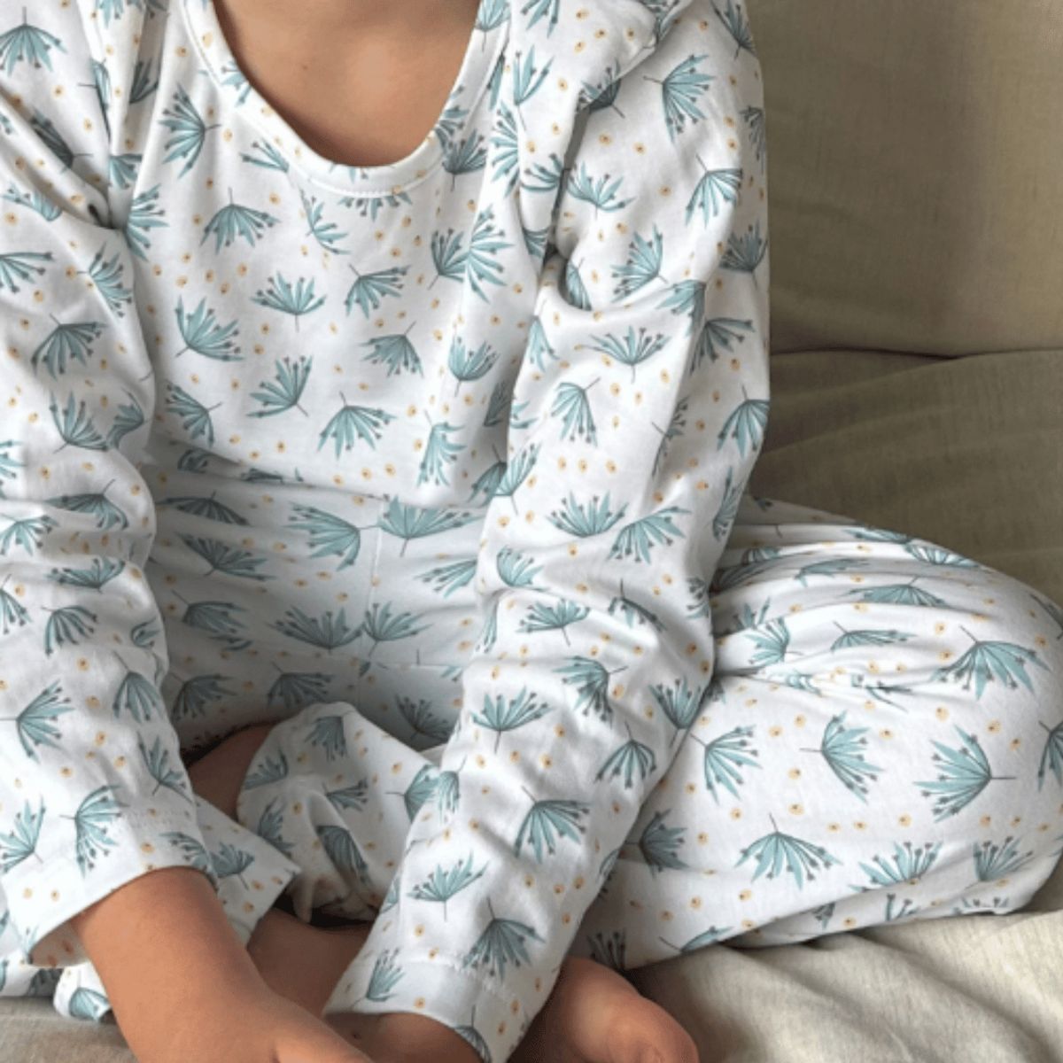 SIMPLY B - Pijama algodón botánico niña