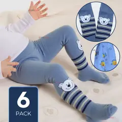 UTILISIMO - Pack 6 Pantys Primera Capa Diseños animales Surtidos Ballerina Bebé