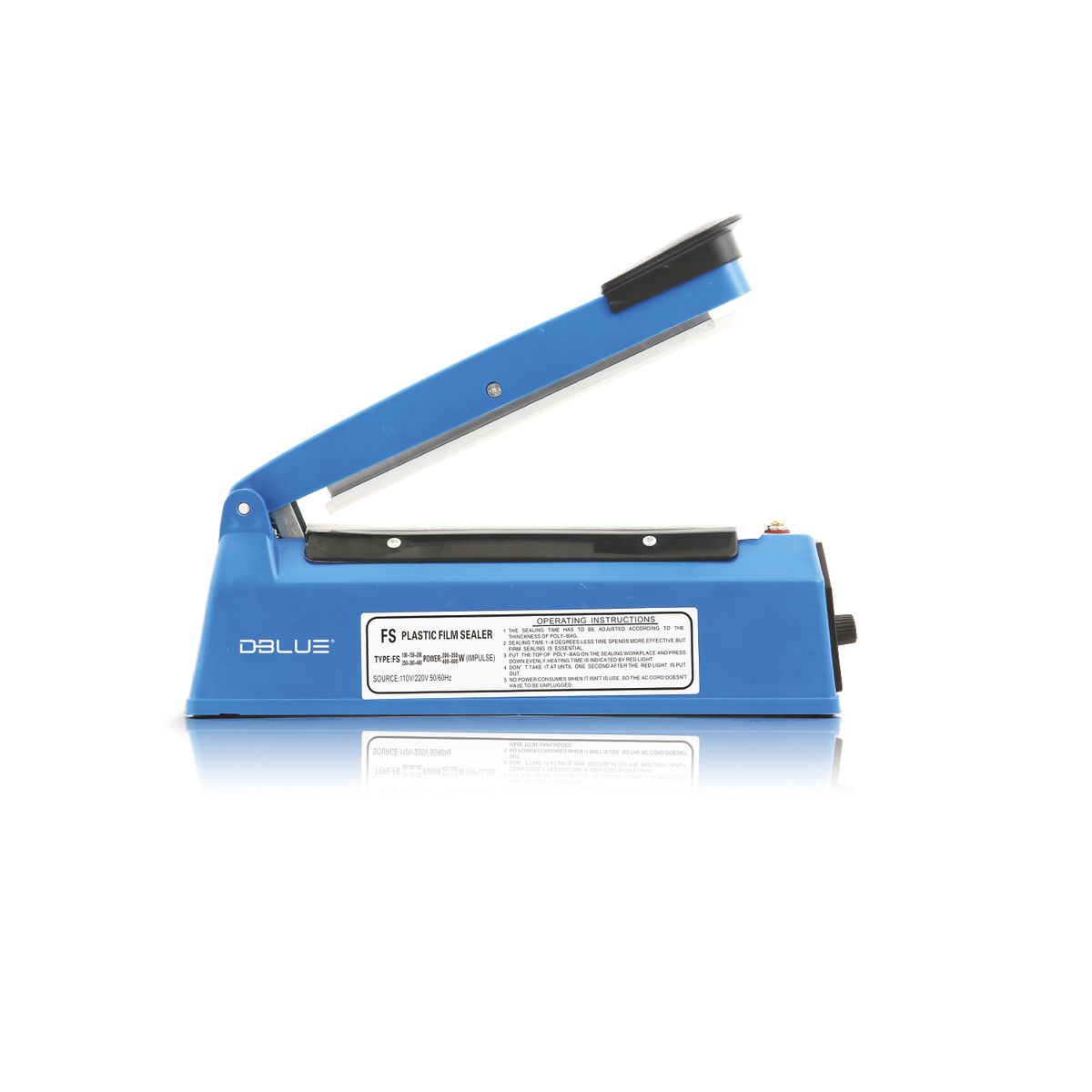 DBLUE - Selladora De Bolsas 20cm X 200mm 350watts - Ps