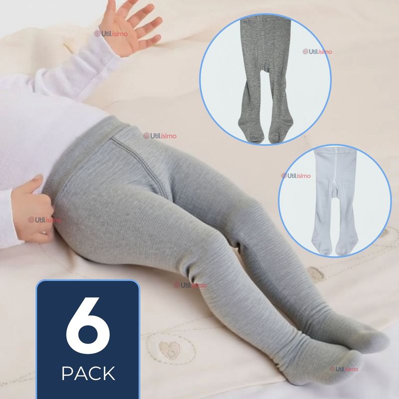 OMAS - Pack 6 Pantys Primera Capa Unicolor Surtidos Ballerina Bebé
