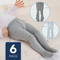 OMAS - Pack 6 Pantys Primera Capa Unicolor Surtidos Ballerina Bebé