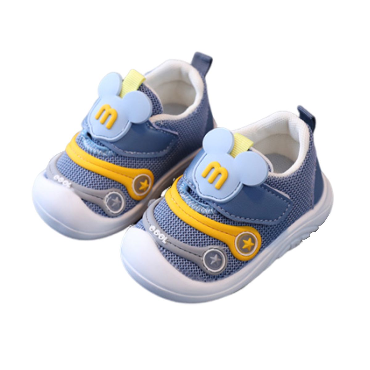 EDWINAYY - Zapato Bebé Ni?o Velcro Y Suela Blanda Antideslizante