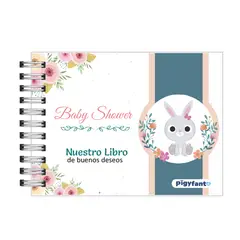 PIGYFANTE - Libro de Buenos deseos del Baby Shower