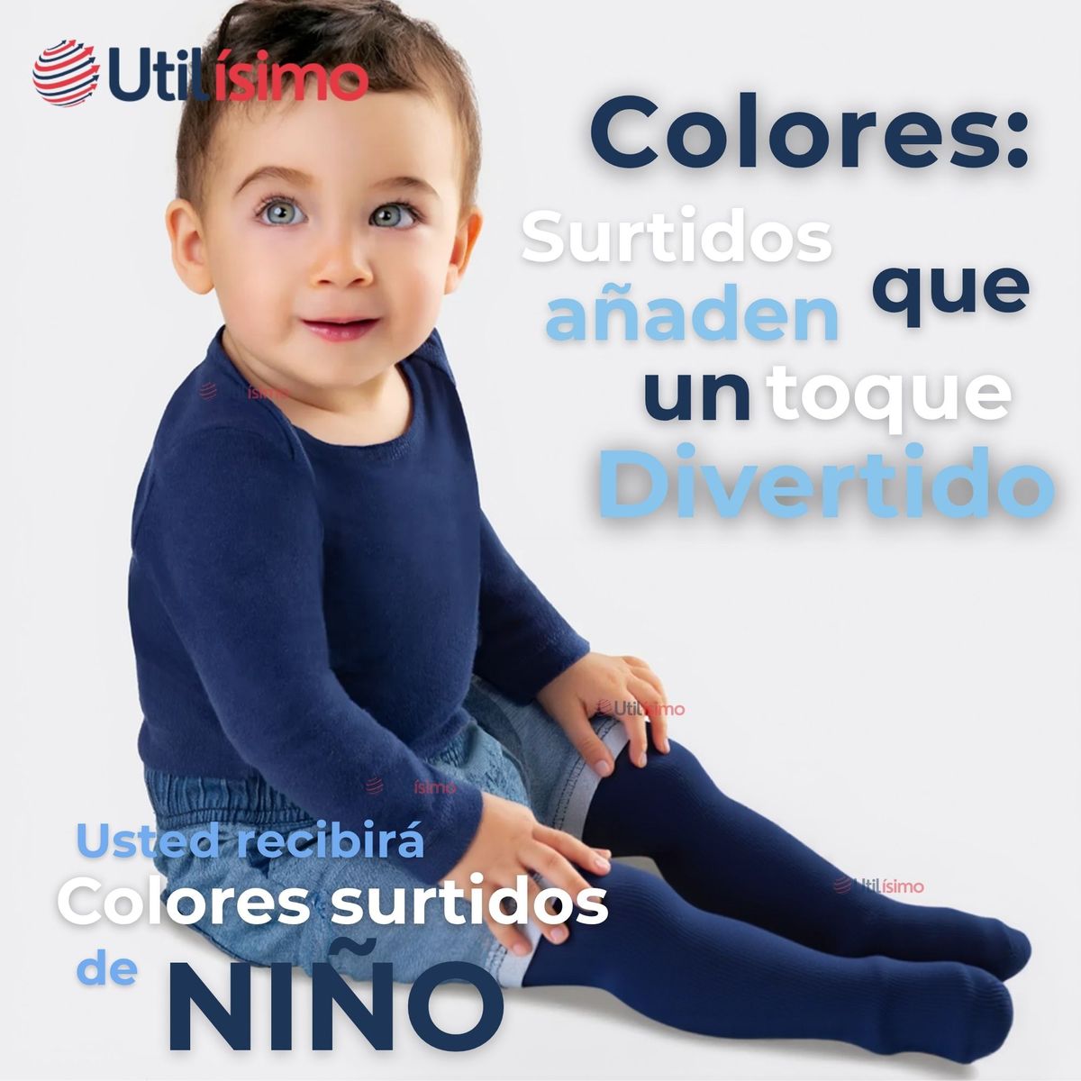 UTILISIMO - Pack 12 Pantys Primera Capa Unicolor Surtidos Ballerina Bebé
