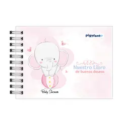 PIGYFANTE - Libro de Buenos deseos del Baby Shower