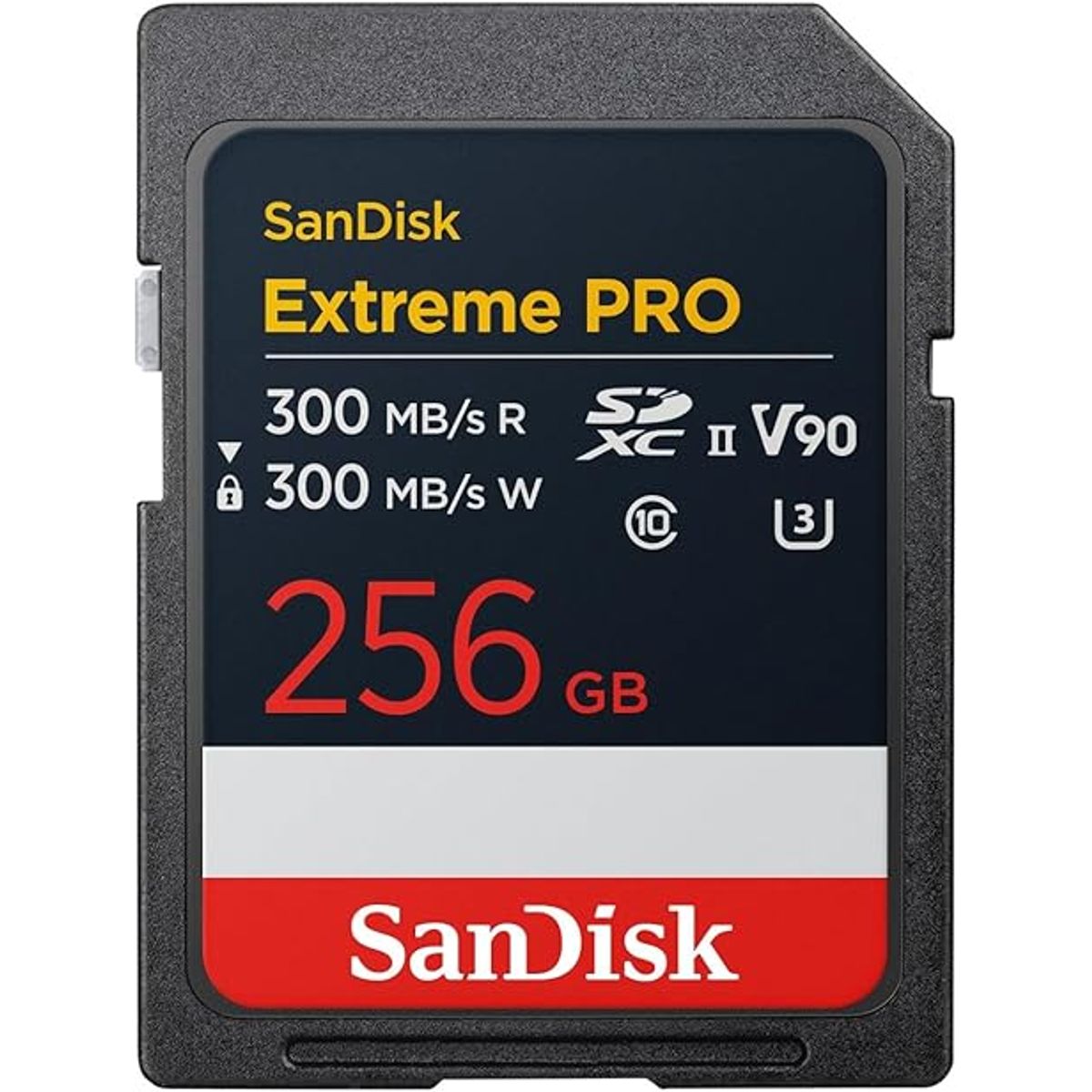 SANDISK - Memoria SD Sandisk Extreme Pro 256gb Uhs-ii V90 300r300w 8k