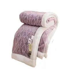 GENERICO - FRAZADAS KING LILA 230x250 cm