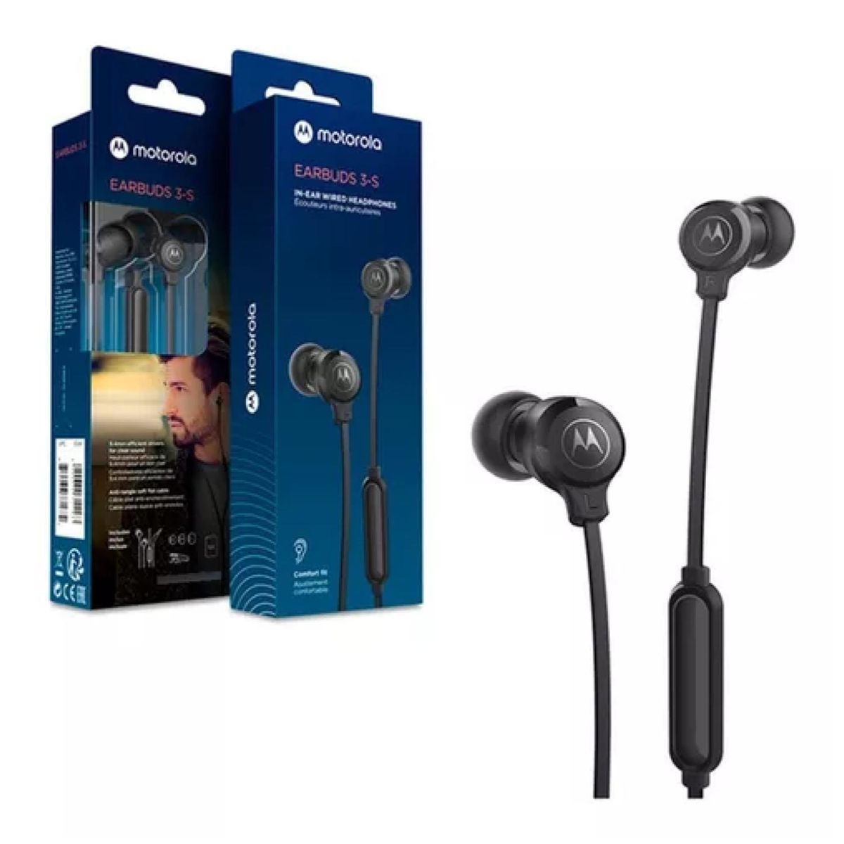 MOTOROLA - Audifonos Alambricos Manos Libres USB C InEar EarBuds 3C-S