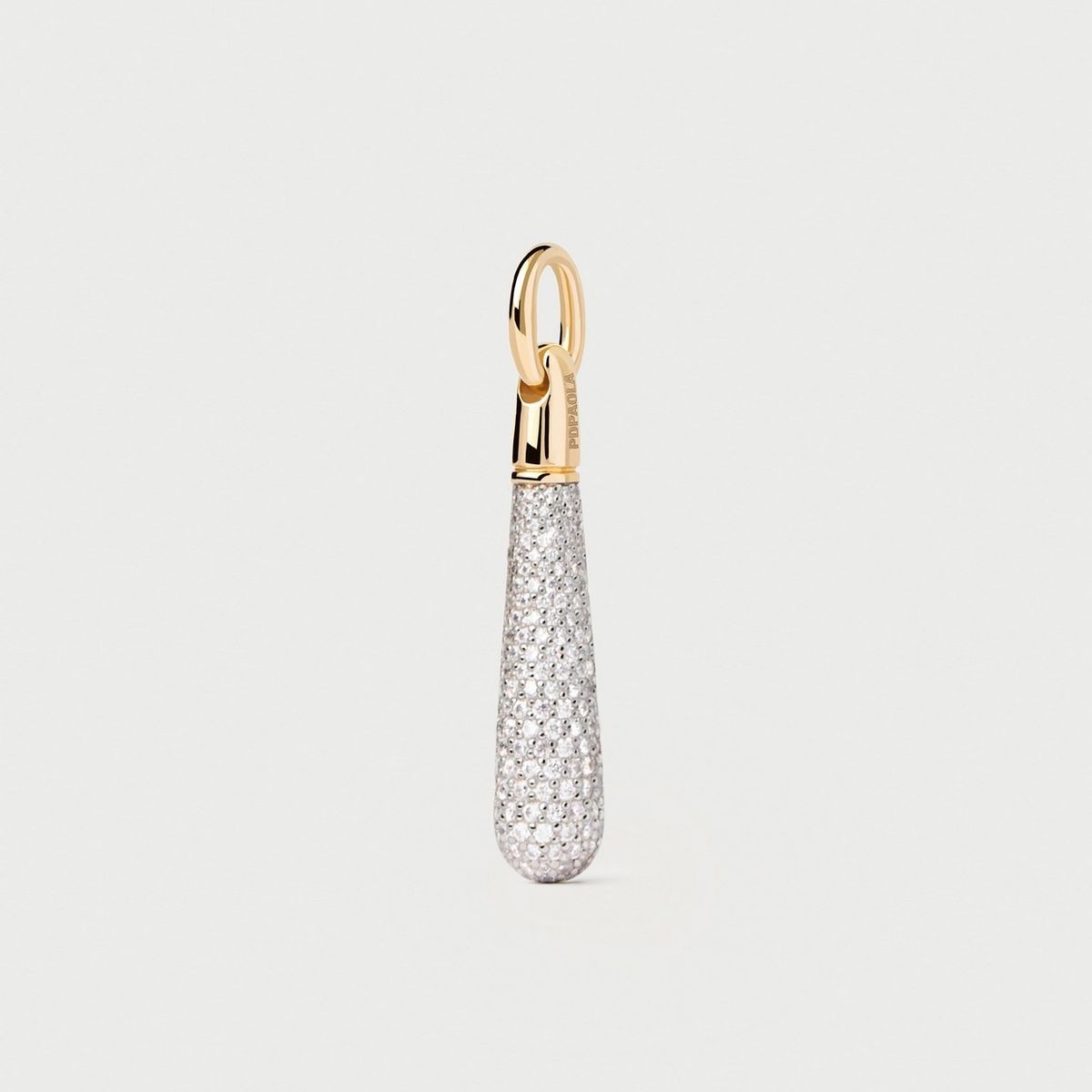 PDPAOLA - Colgante Pavé large drop