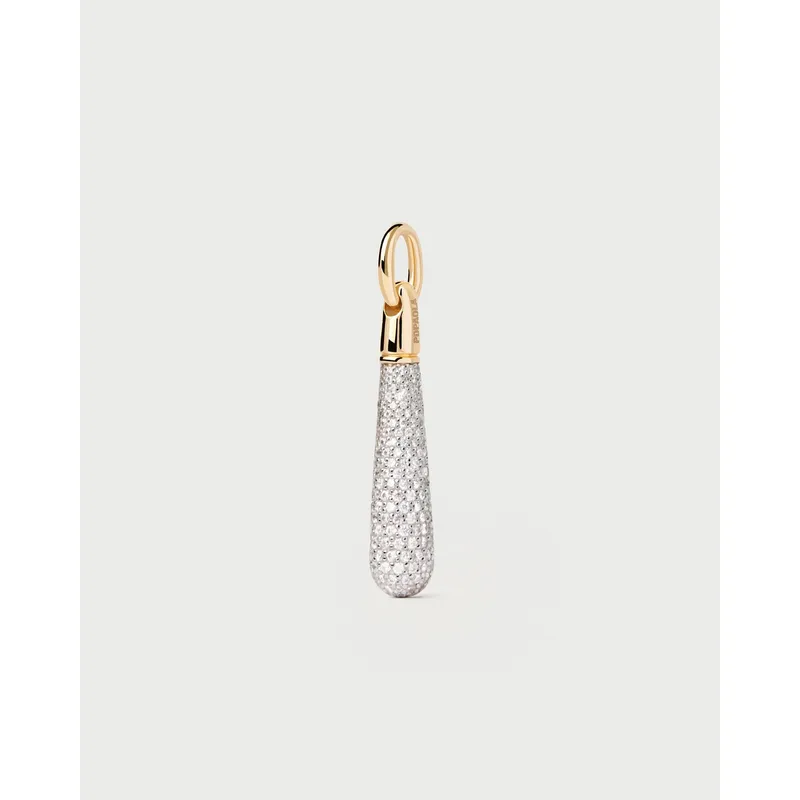 PDPAOLA - Colgante Pavé large drop