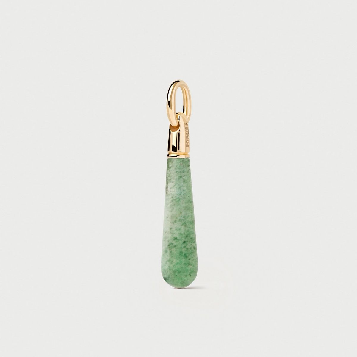 PDPAOLA - Colgante aventurina verde large drop