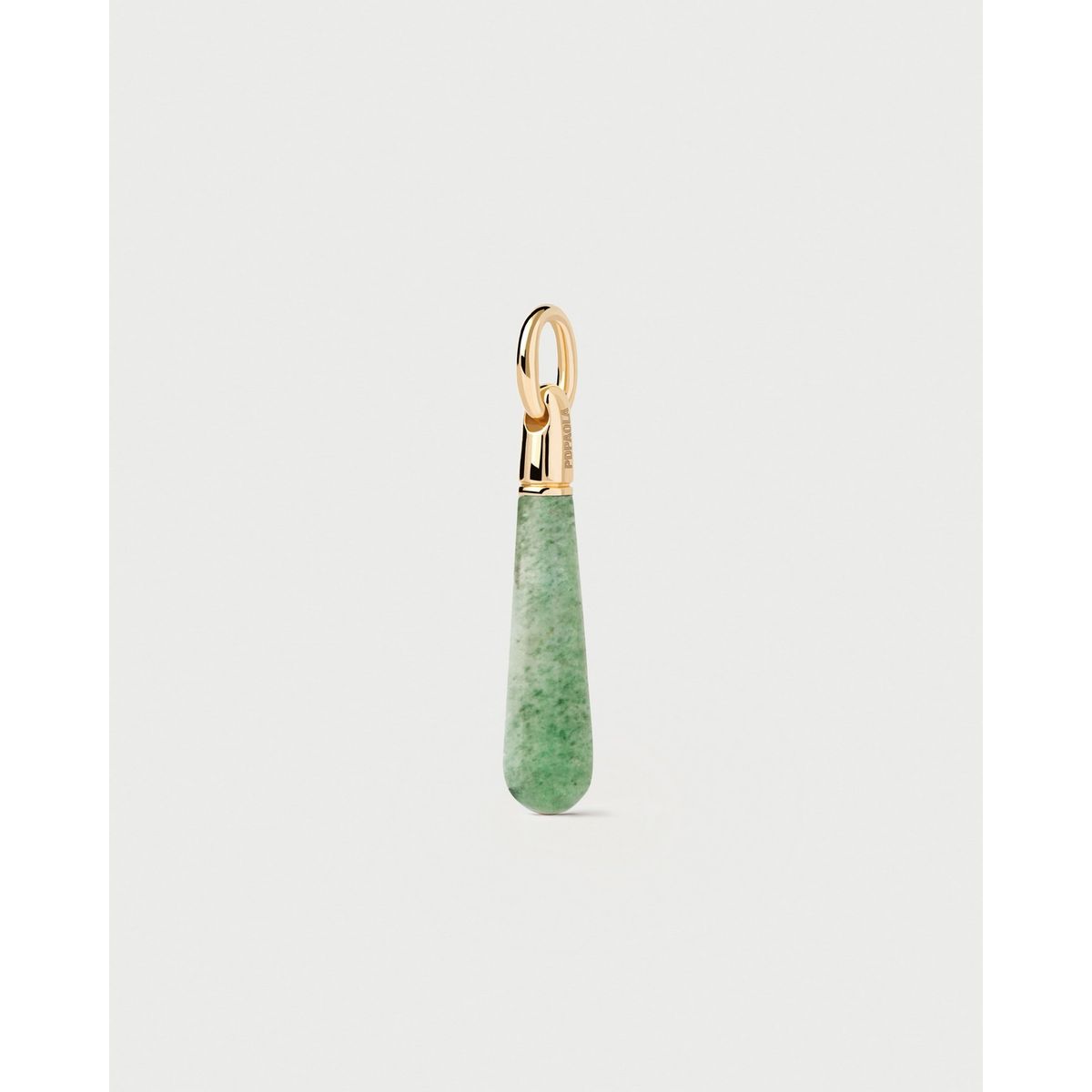 PDPAOLA - Colgante aventurina verde large drop
