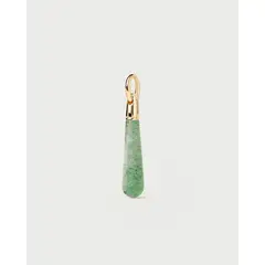 PDPAOLA - Colgante aventurina verde large drop
