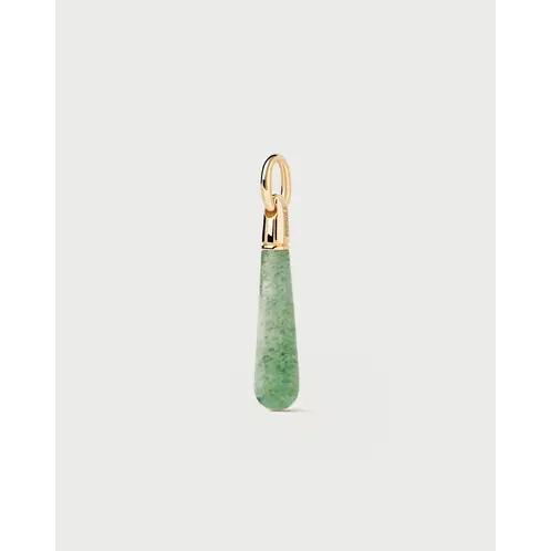 PDPAOLA - Colgante aventurina verde large drop