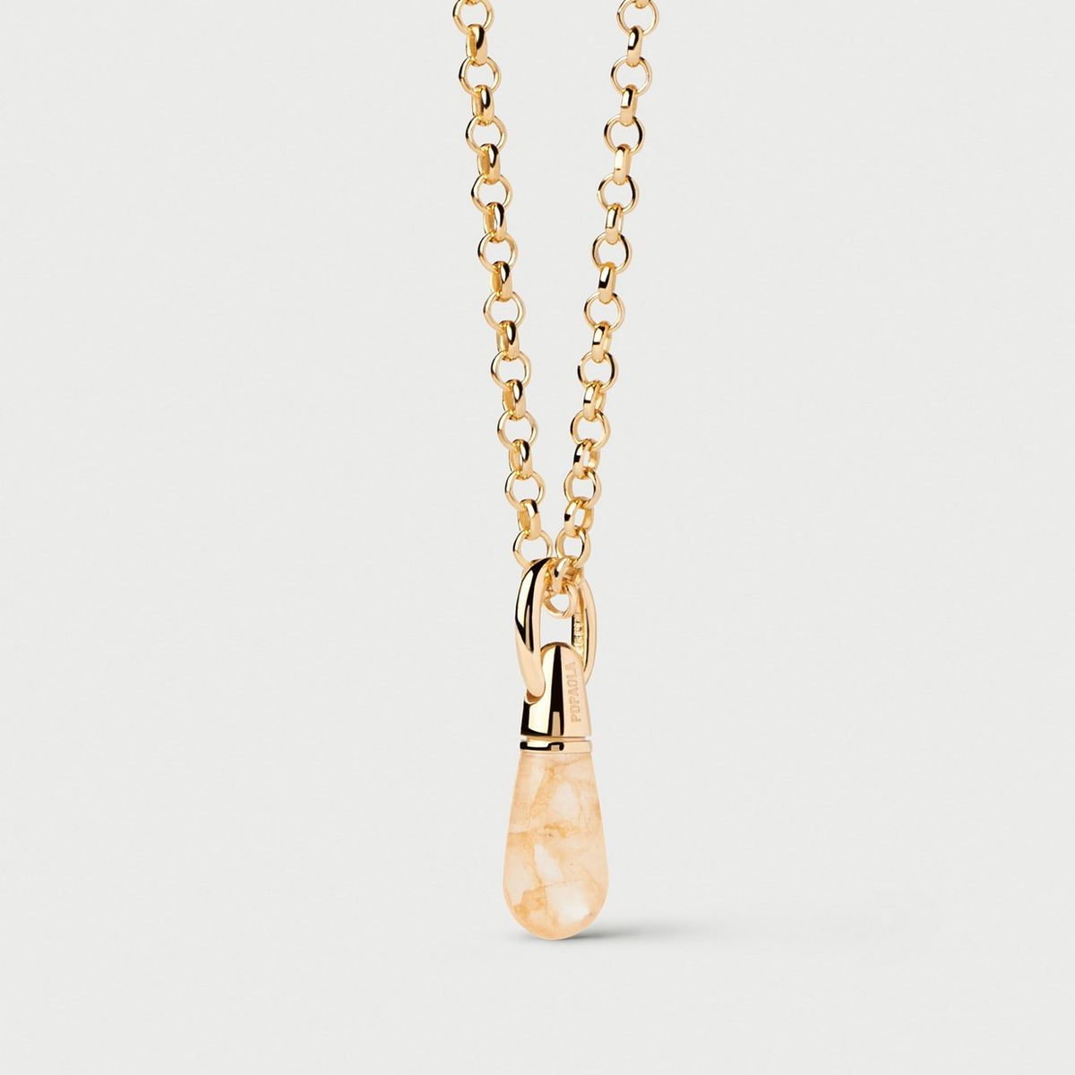 PDPAOLA - Colgante aventurina amarilla drop