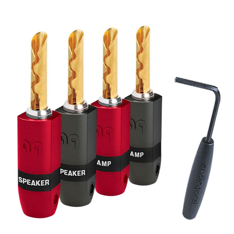 AUDIOQUEST - Bananas SureGrip 300 Silver Audioquest