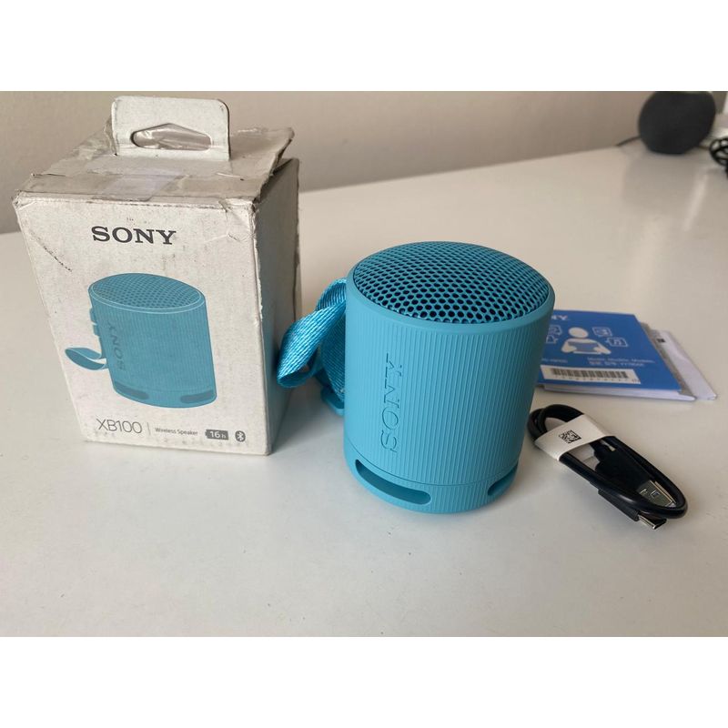 SONY - Parlante Portatil Sony XB100 Azul