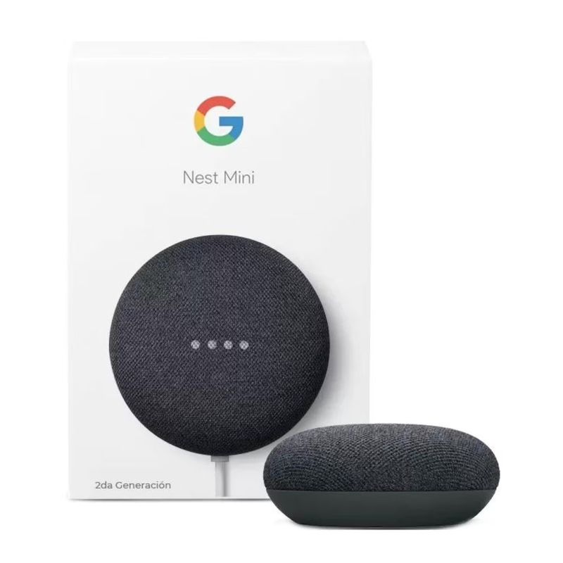 GOOGLE - Asistente Google Nest Mini 2nd Gen Negro
