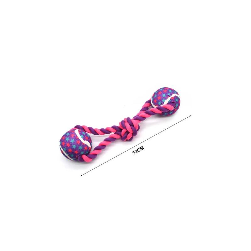 GENERICO - JUGUETE DE CUERDA REFORZADA PARA PERROS 33CM
