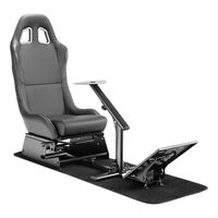 Simulador Gamer Cockpit Negro Volante Thrustmaster