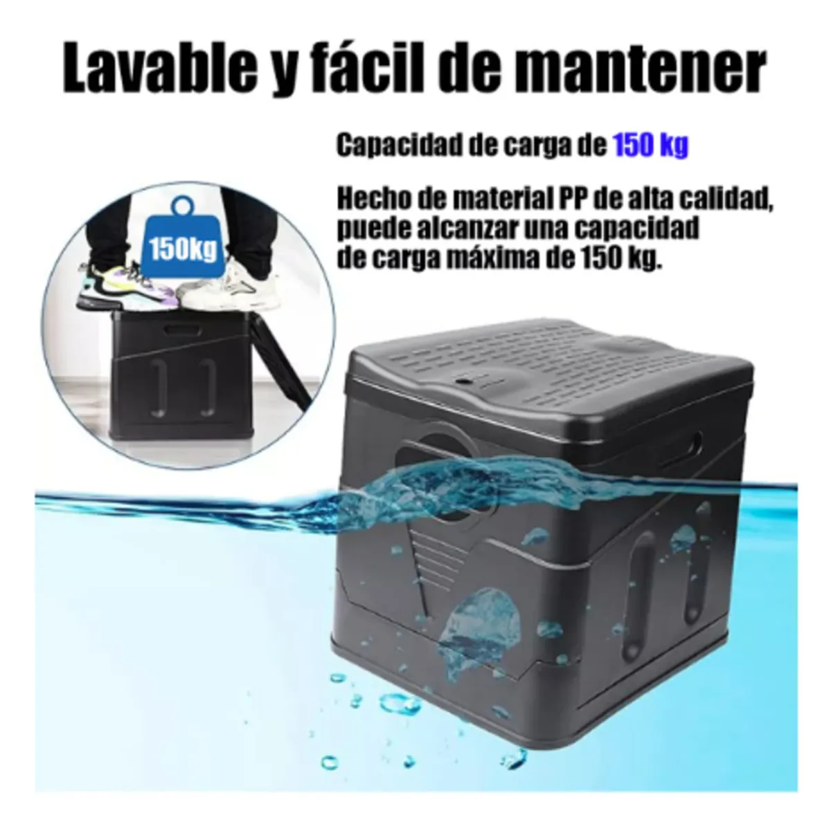 AFVENTURA - Baño Químico Portátil 20 Litros Reusable Camping Outdoor