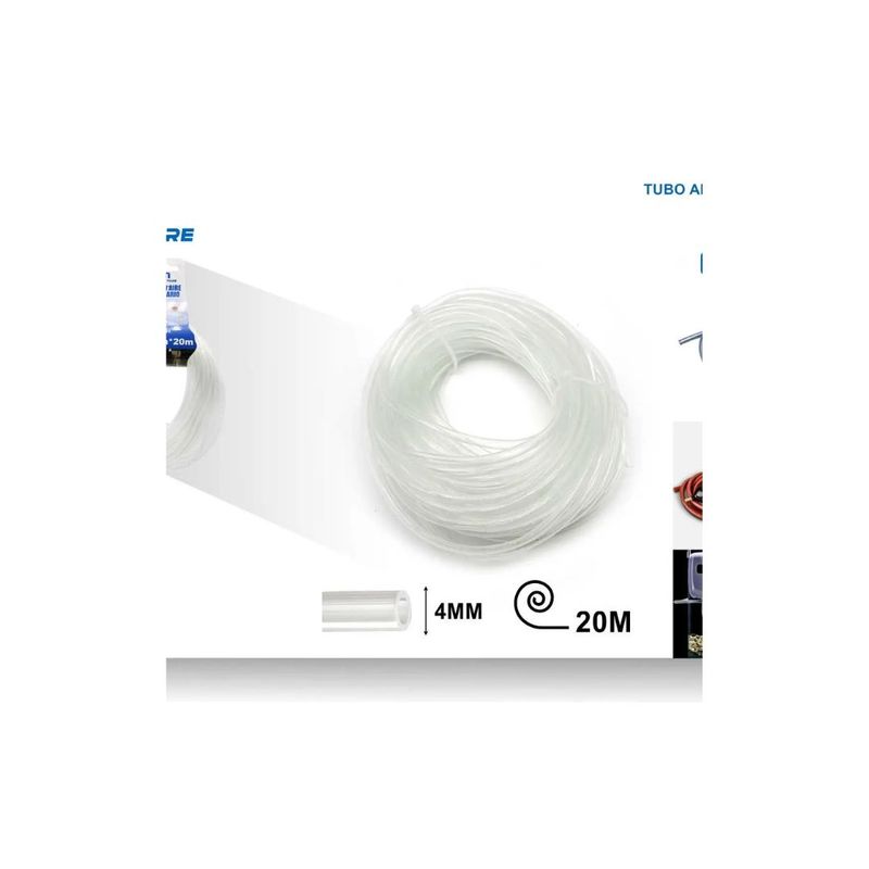 GENERICO - TUBO DE AIRE ACUARIO 4MM X 20M