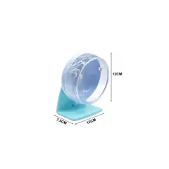 GENERICO - RUEDA SILENCIOSA EJERCICIO CON BASE PARA HAMSTER 12CM