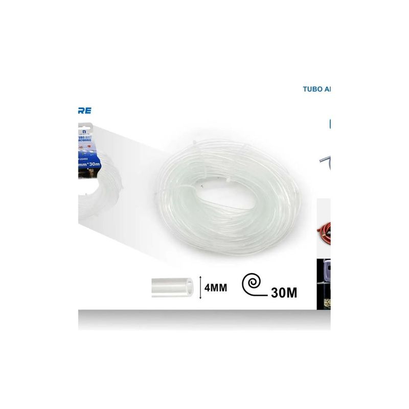 GENERICO - TUBO DE AIRE ACUARIO 4MM X 30M