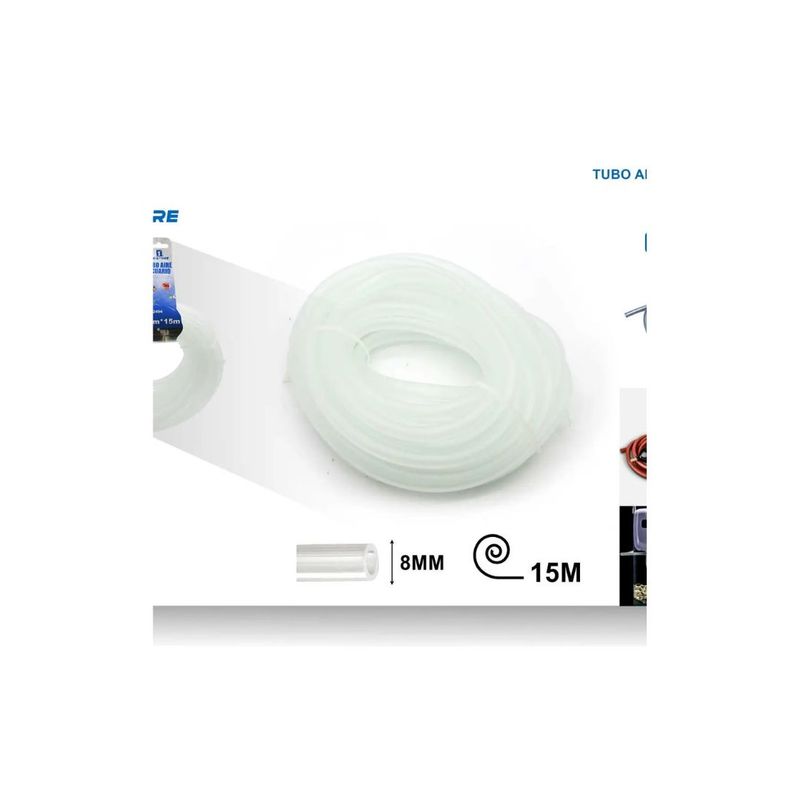 GENERICO - TUBO DE AIRE ACUARIO 8MM X 15M