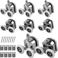 Rueda Para Door De Baño De Ducha-8 Ruedas