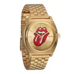 NIXON - Reloj Rolling Stones Time Teller Gold Gold - Amarillo