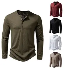 EDWINAYY - Camisa Elegante Casual De Manga Largas Para Hombre