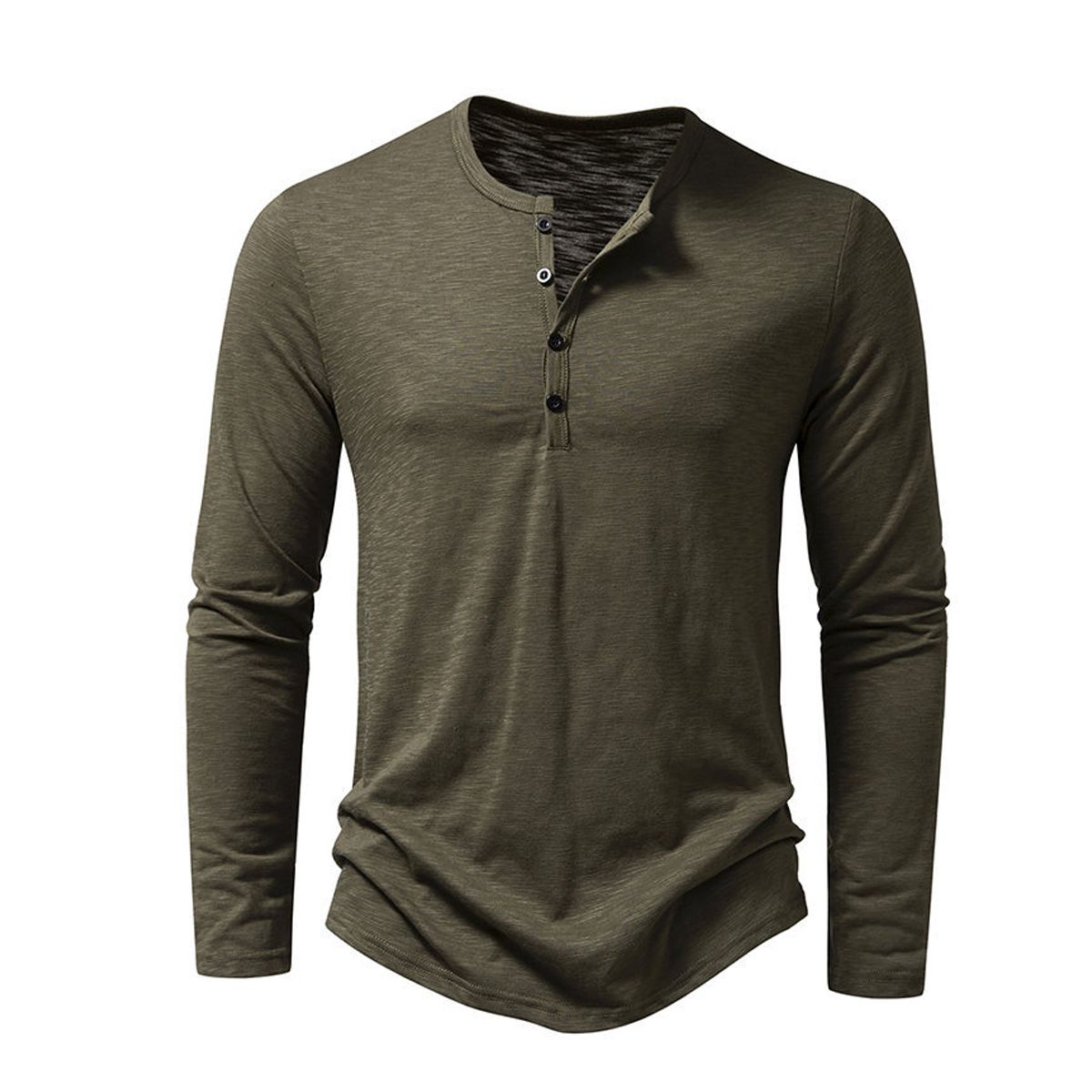 EDWINAYY - Camisa Elegante Casual De Manga Largas Para Hombre